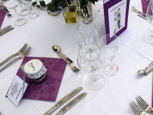 Gastgeschenk als Platzkarte