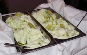 Limettensorbet
