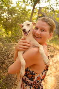 Karin mit Coco