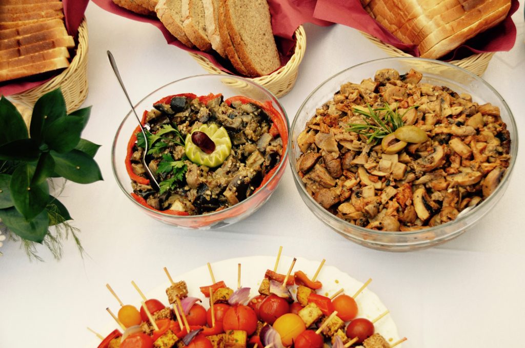 Veganes Hochzeitsbuffet - Kalte Vorspeisen