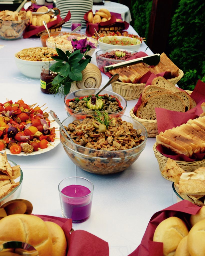 Veganes Hochzeitsbuffet - Kalte Vorspeisen