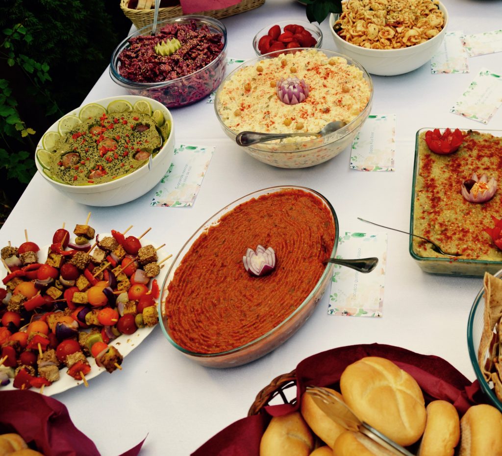 Veganes Hochzeitsbuffet - Kalte Vorspeisen